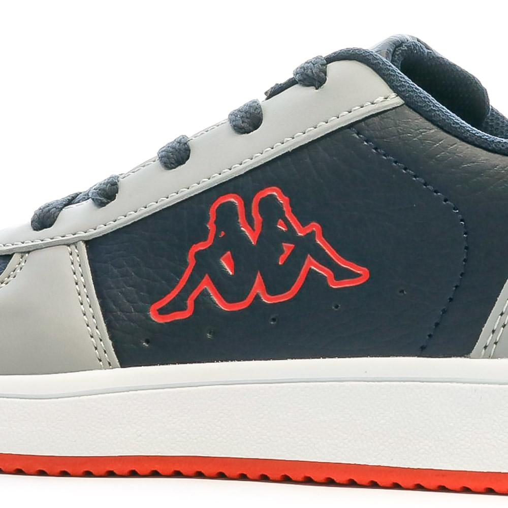 Baskets Marine/Grise Garçon KAPPA Malone Lace vue 7