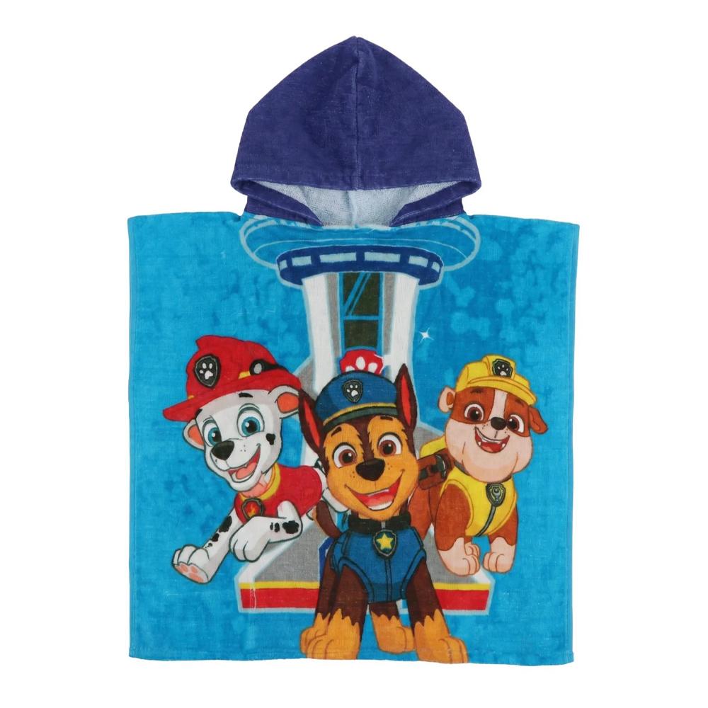 Poncho Bleu Garçon Sport Zone Pat Patrouille pas cher