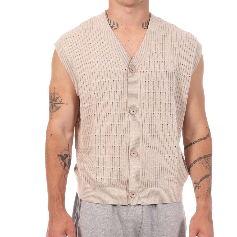 Gilet Beige Homme Jack & Jones Summer pas cher