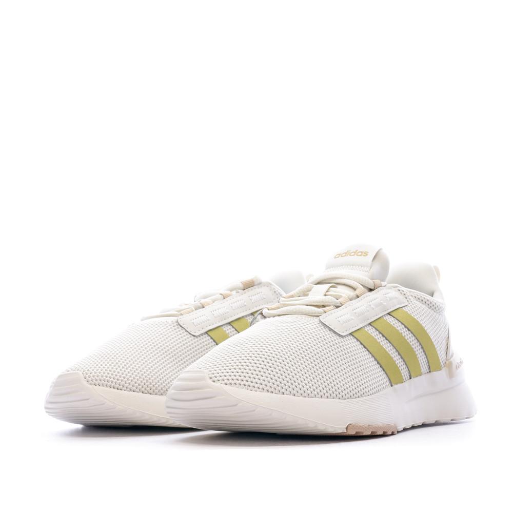 Baskets Écru Fille Adidas Racer Tr21 vue 6