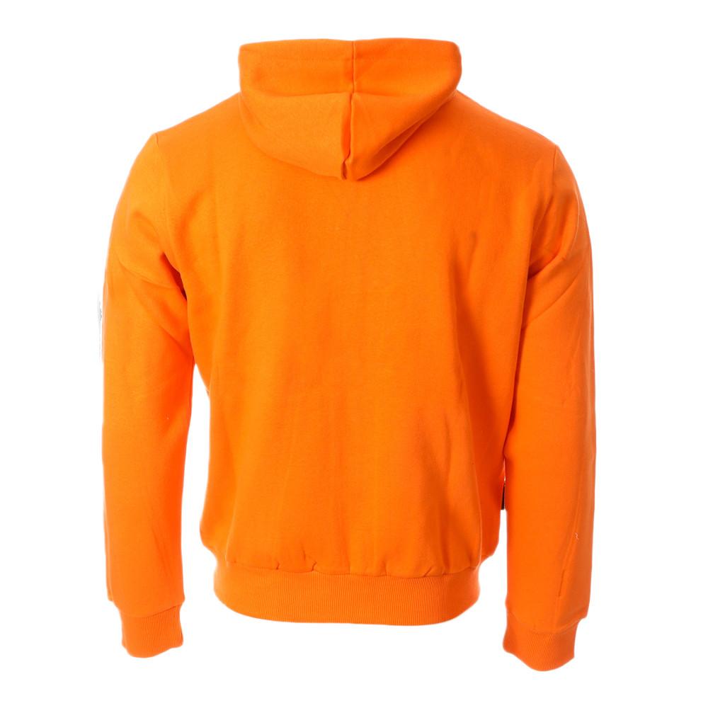 Sweat Zippée Orange Homme Redskins Loyal vue 2