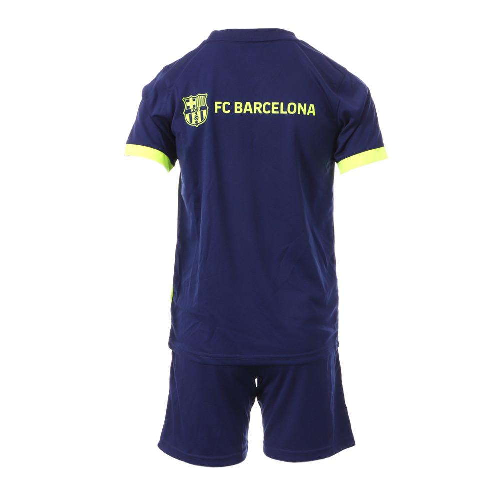 Mini-kit Football Marine/Jaune Garçon FC Barcelona vue 2