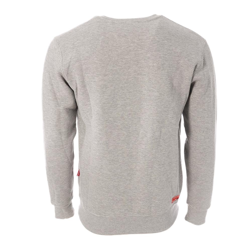 Sweat Gris/Rouge Homme Supreme Grip Pablo vue 2