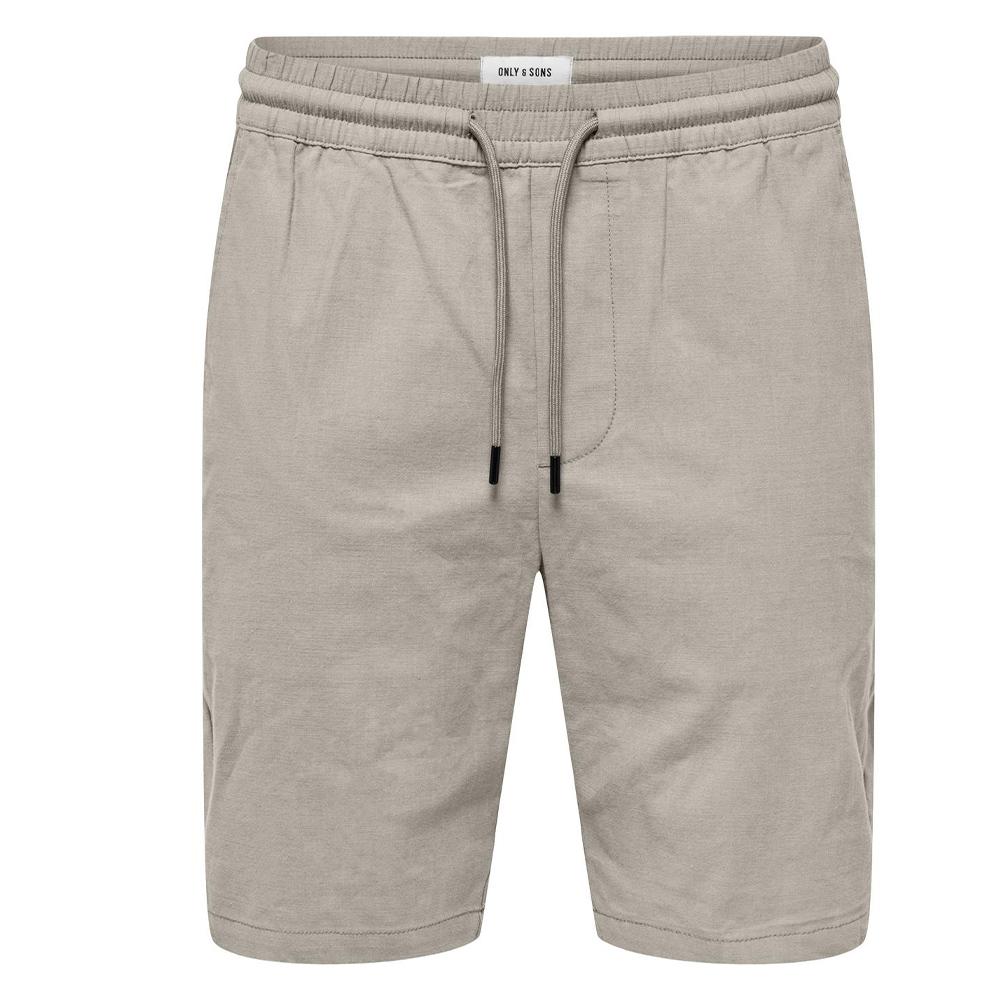 Short Beige Homme Only & Sons Capri pas cher