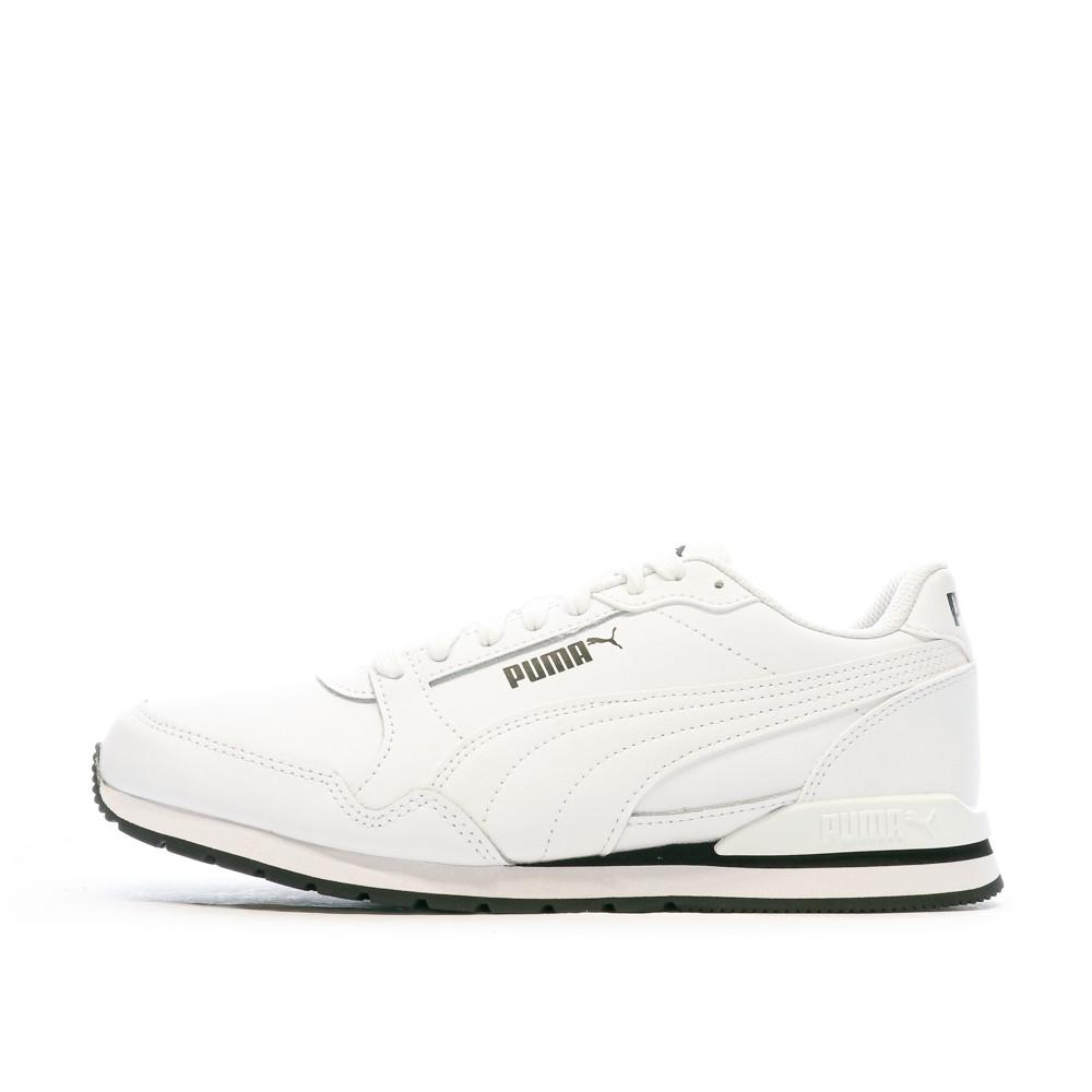 Baskets Blanches Homme Puma St Runner V3 L 384855 pas cher