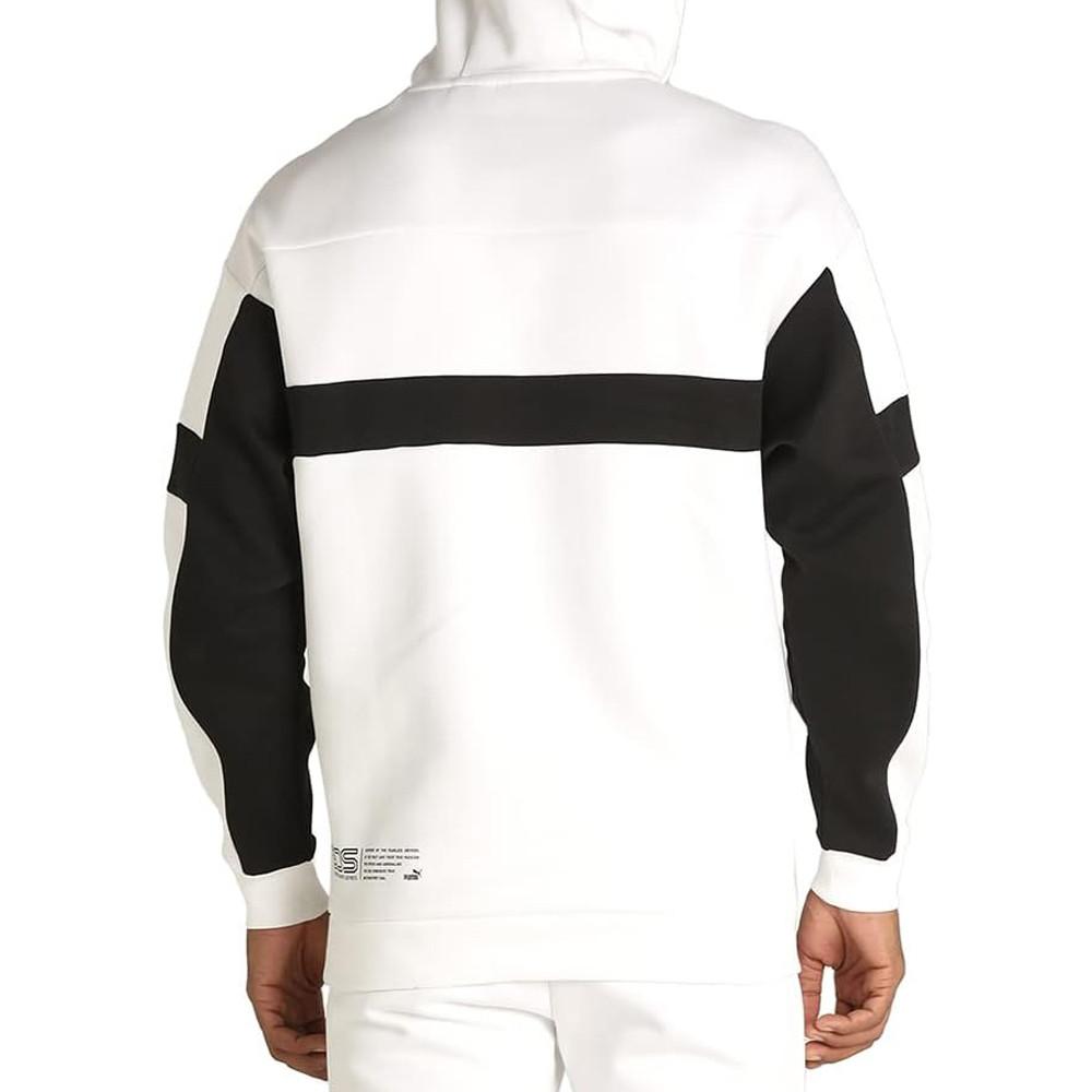 Sweat Blanc Homme Puma Fd Bmw vue 2