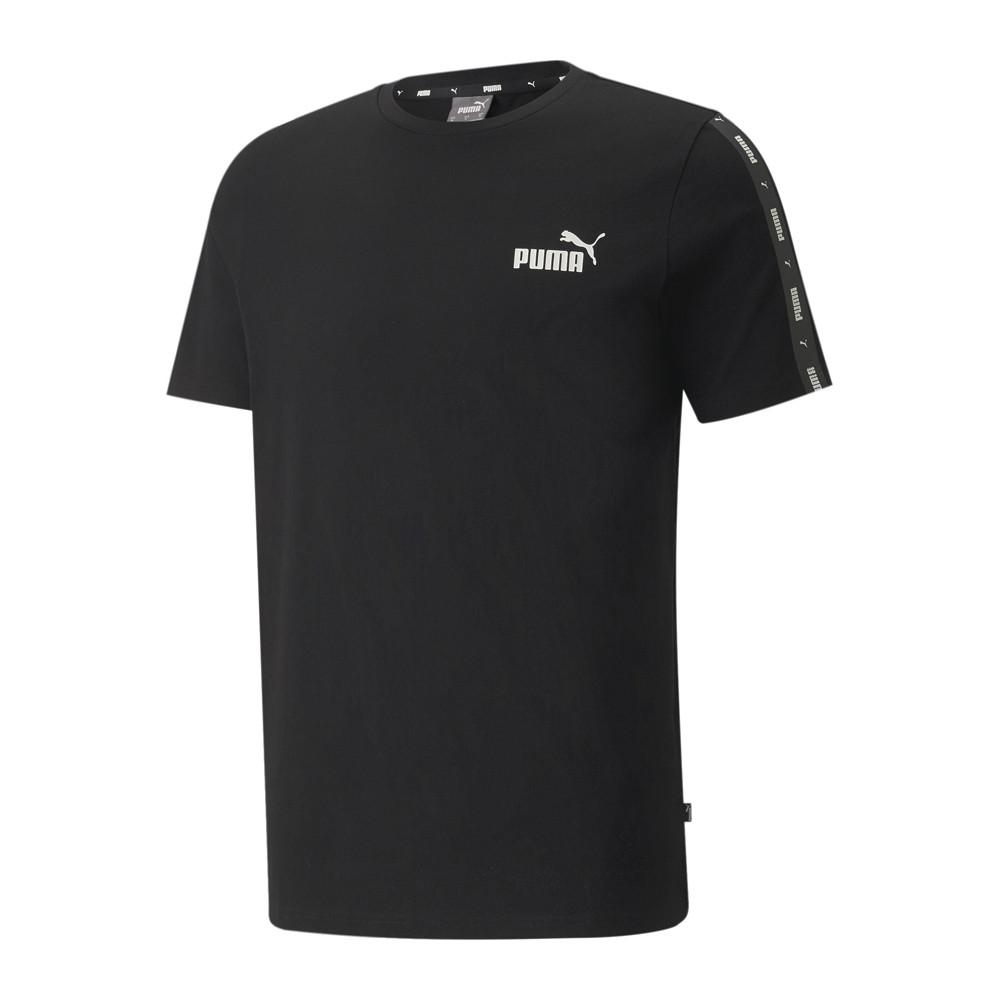T-shirt Noir Homme Puma Tape Tee pas cher