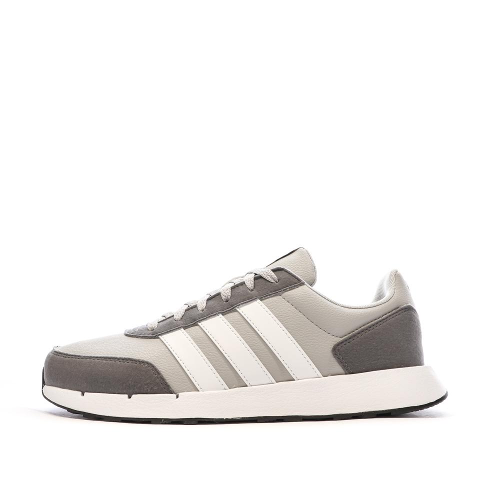Baskets Grise Homme Adidas Run50s pas cher