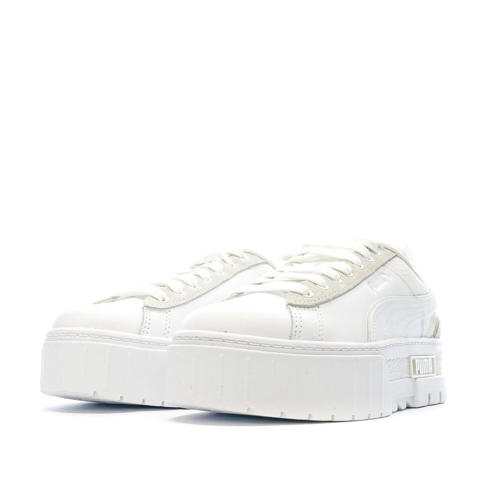Baskets Blanches Femme Puma Mayze Tech vue 6