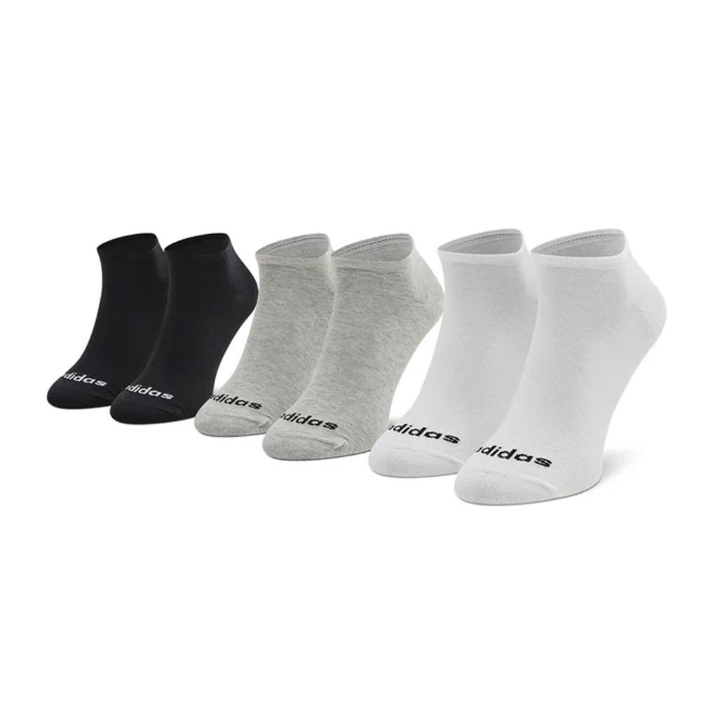 Chaussettes Noires Mixte Adidas Low Cut pas cher