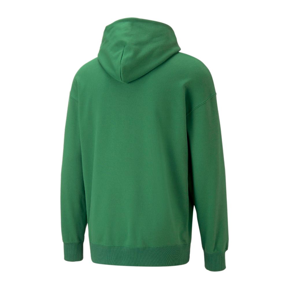 Sweat à Capuche Vert Puma Homme535601 vue 2