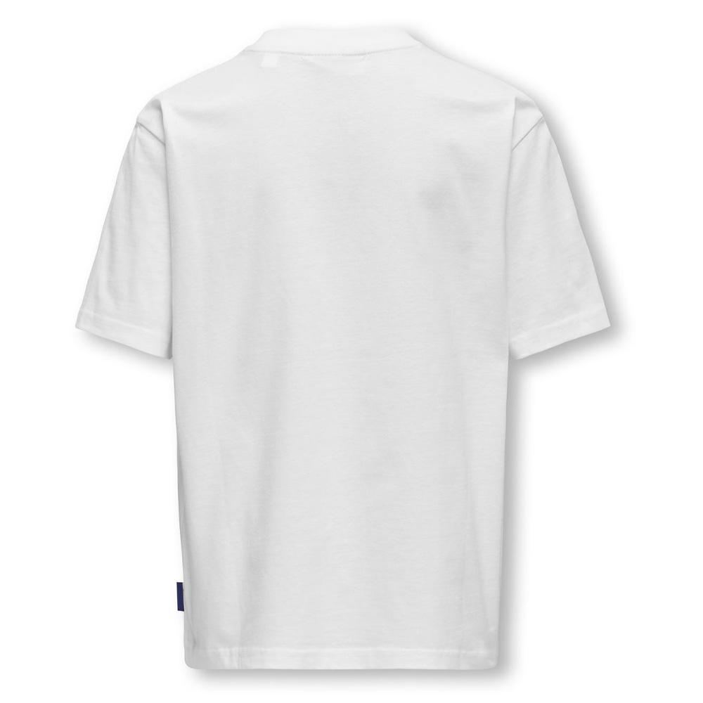 T-shirt Blanc Garçon Only & Sons Fred Life vue 3
