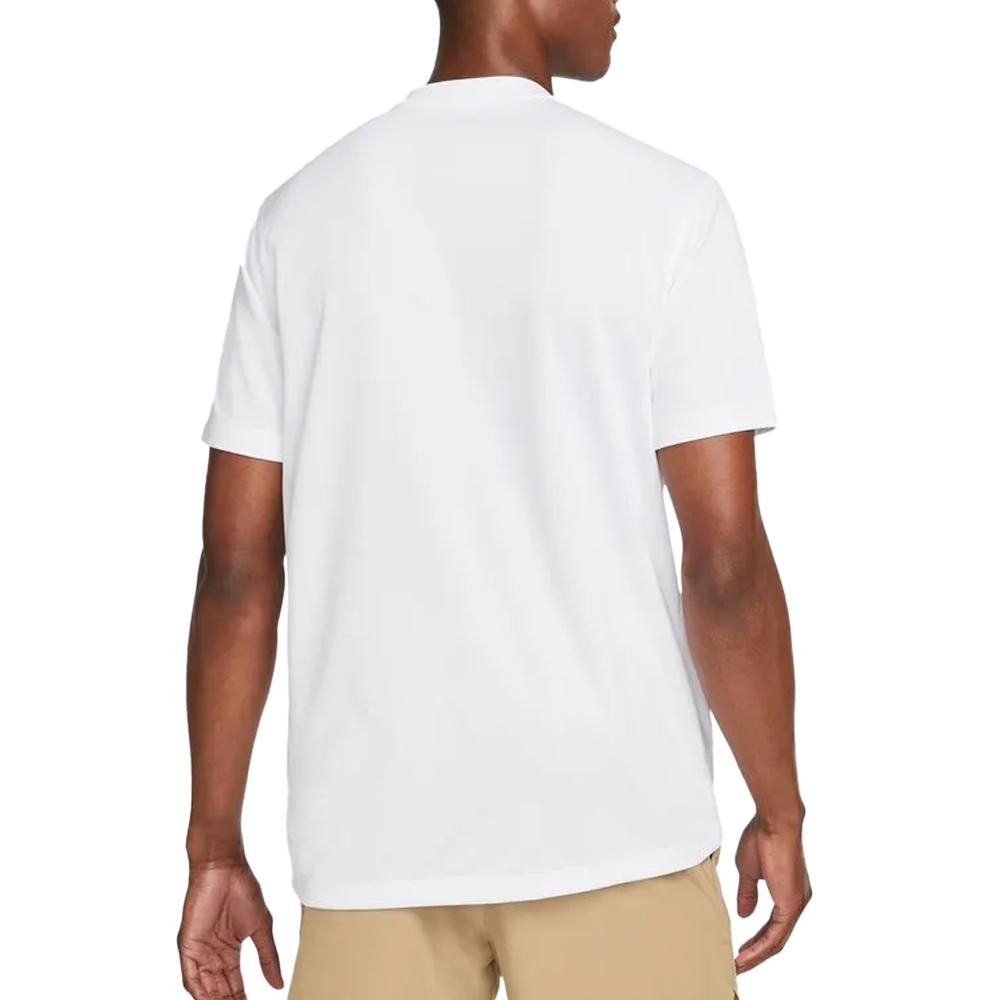 Polo Blanc Homme Nike Blade vue 2