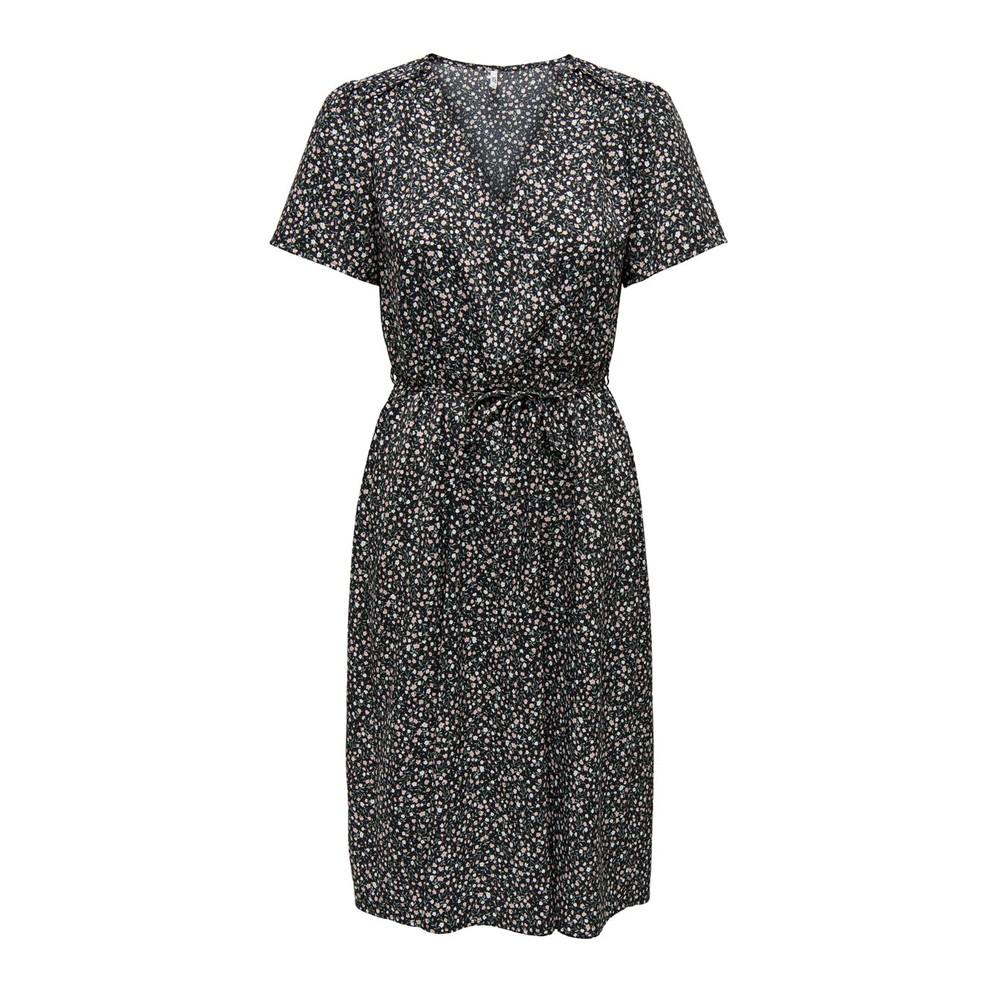 Robe Noir à Fleurs Femme JDY Rika pas cher