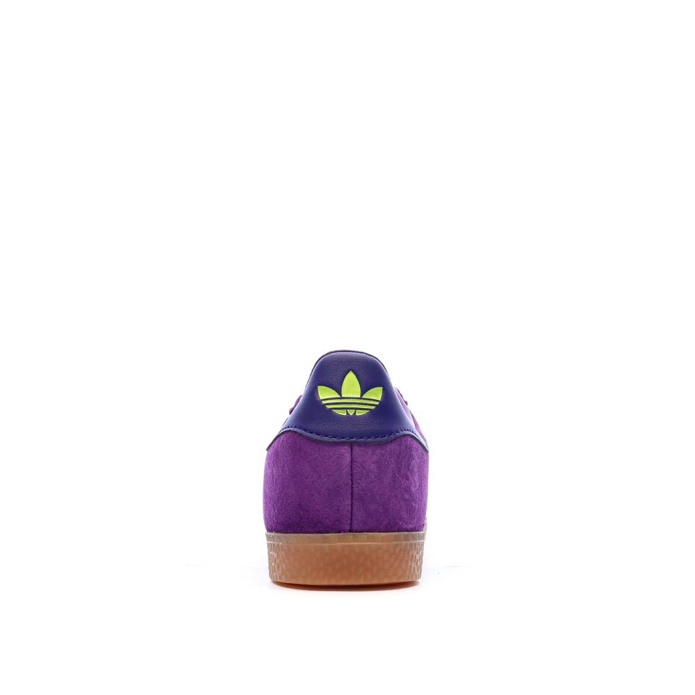 Baskets Violettes/Jaunes Enfant Adidas Gazelle | Dstockage Adidas