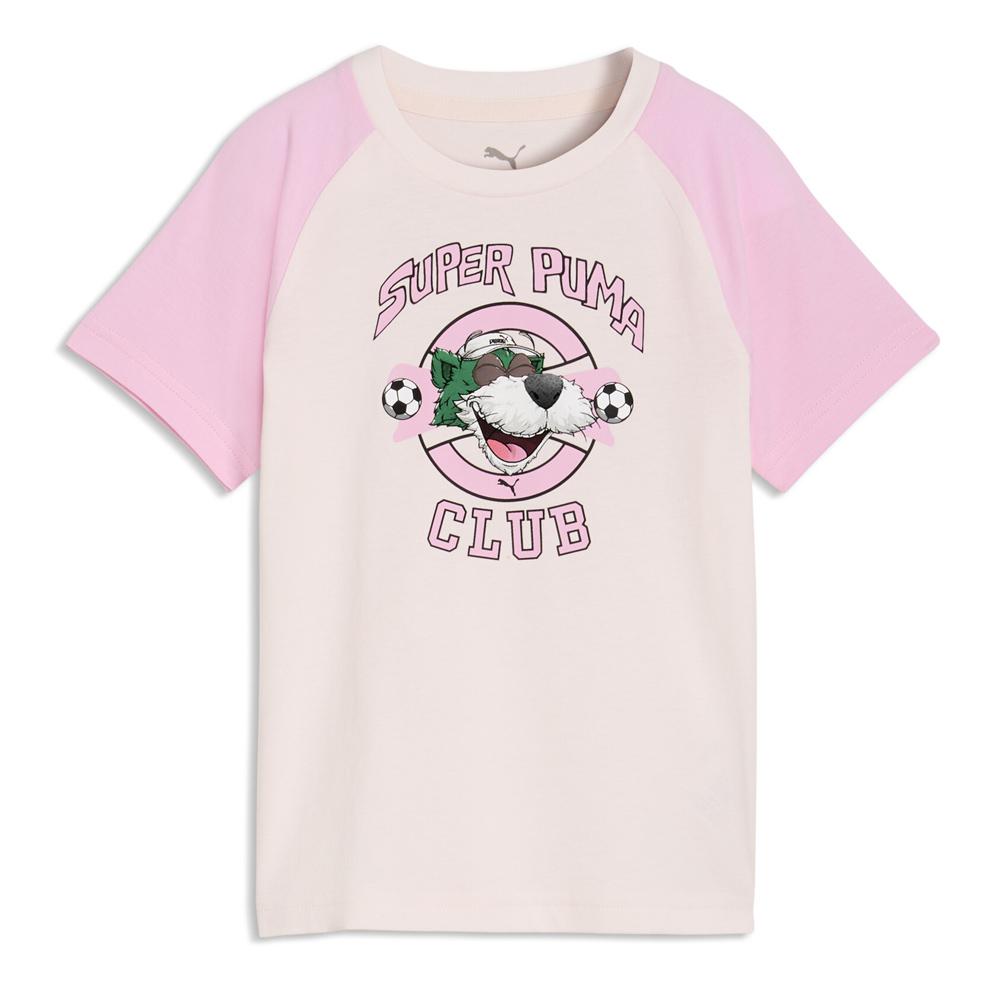 T-Shirt Rose Pale Garçon Puma Super Graphic pas cher