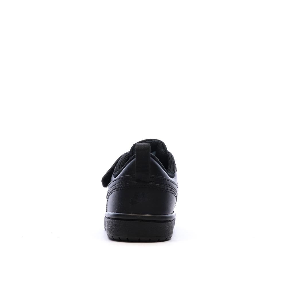 Baskets Noir Garçon Nike Court Borough Low Recraf vue 3
