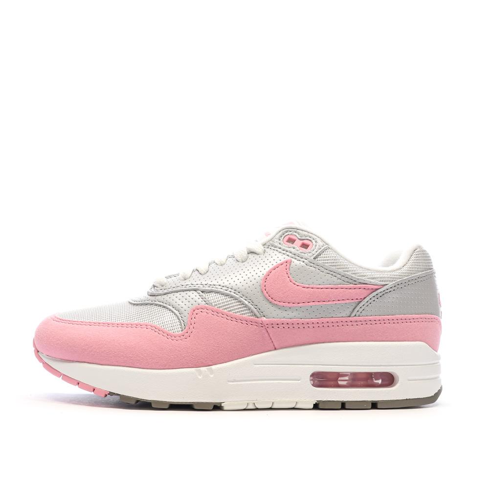 Air Max Baskets Gris/Rose Femme Nike pas cher