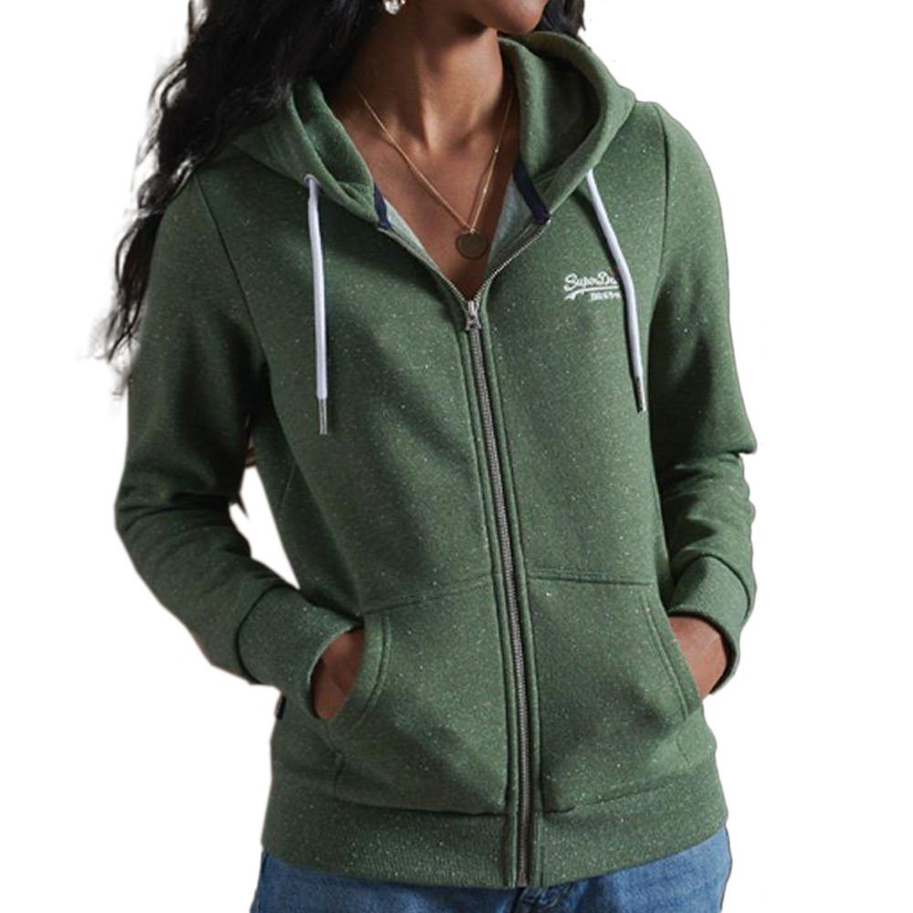 Sweat vert Femme Superdry Orange Label pas cher