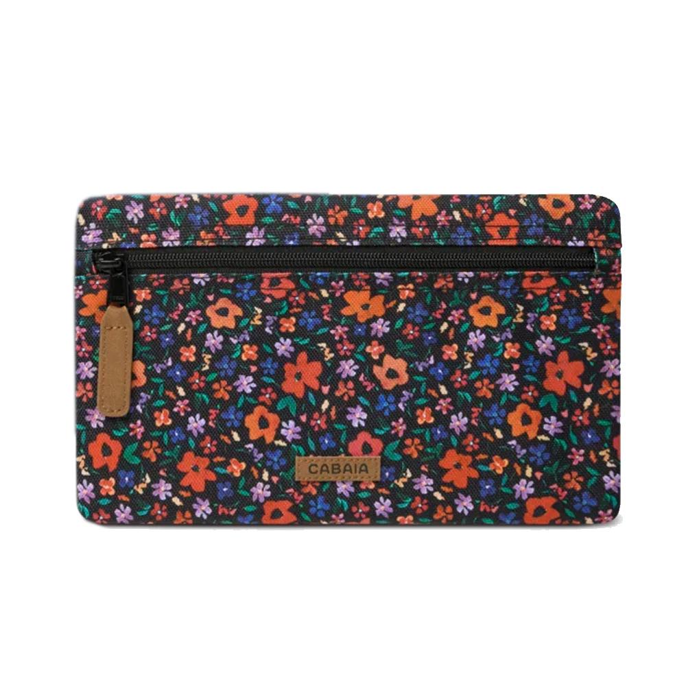 Pochette Avant Noir Fleuris CABAIA Femme Essential pas cher