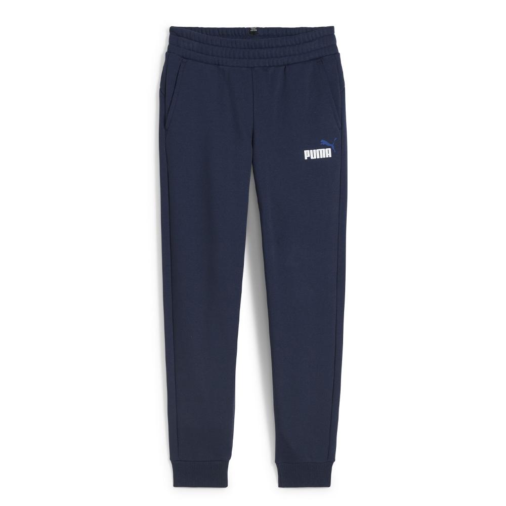 Jogging Marine/Blanc Garçon Puma Essential pas cher