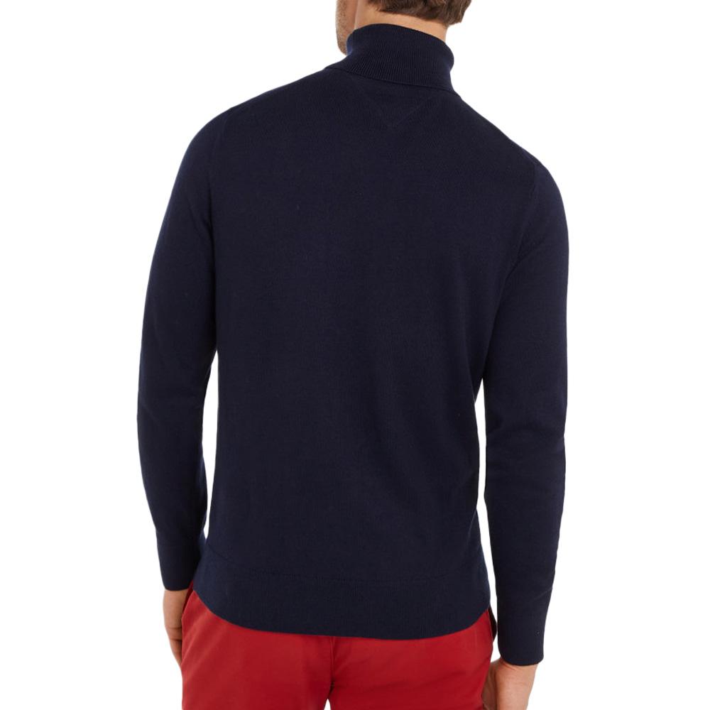 Pull Marine Homme Tommy Hilfiger Pima Org vue 2