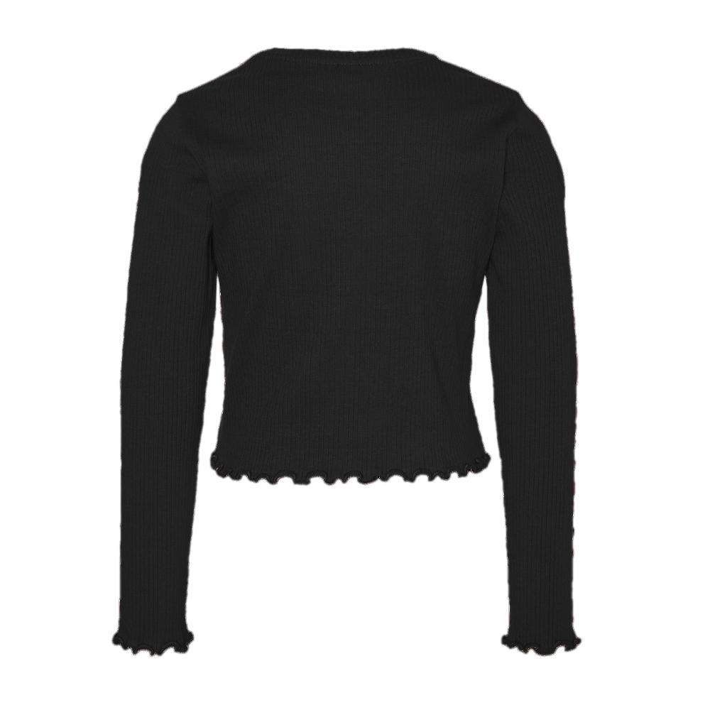 T-Shirt Manches Longues Noir Fille Vero Moda Lavender vue 2