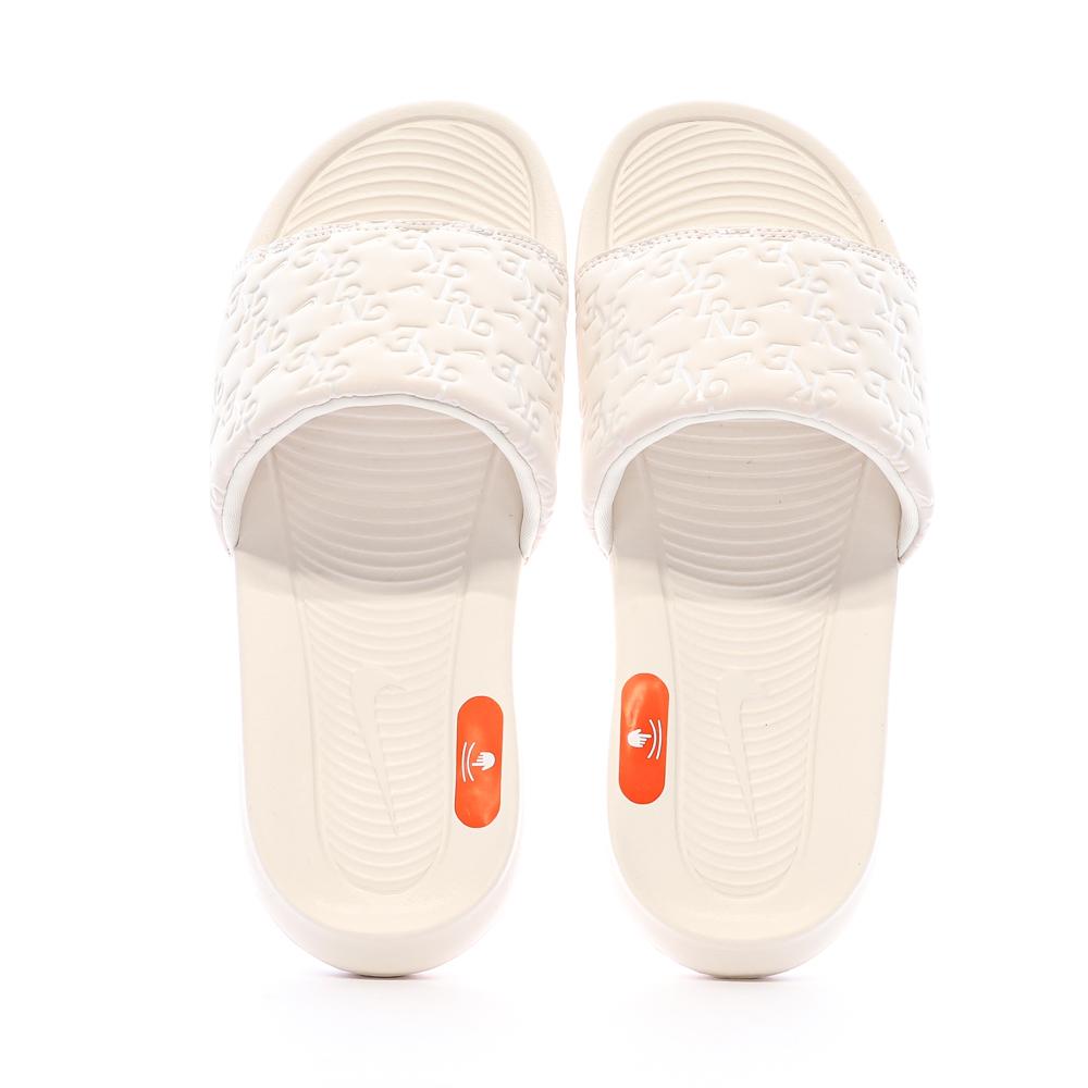 Claquettes Blanches Mixte Nike Victori vue 3