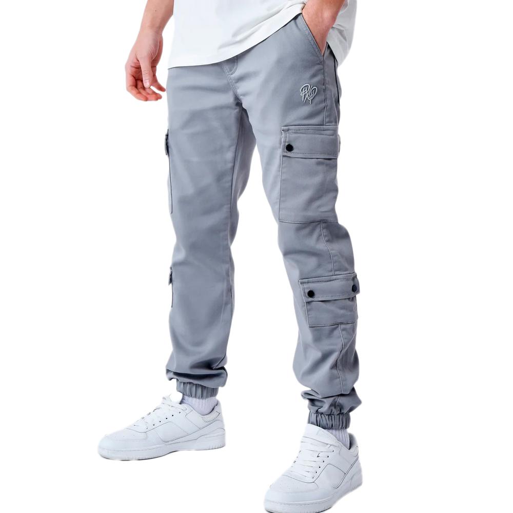 Pantalon Cargo Gris Homme Project X Paris T19939 pas cher