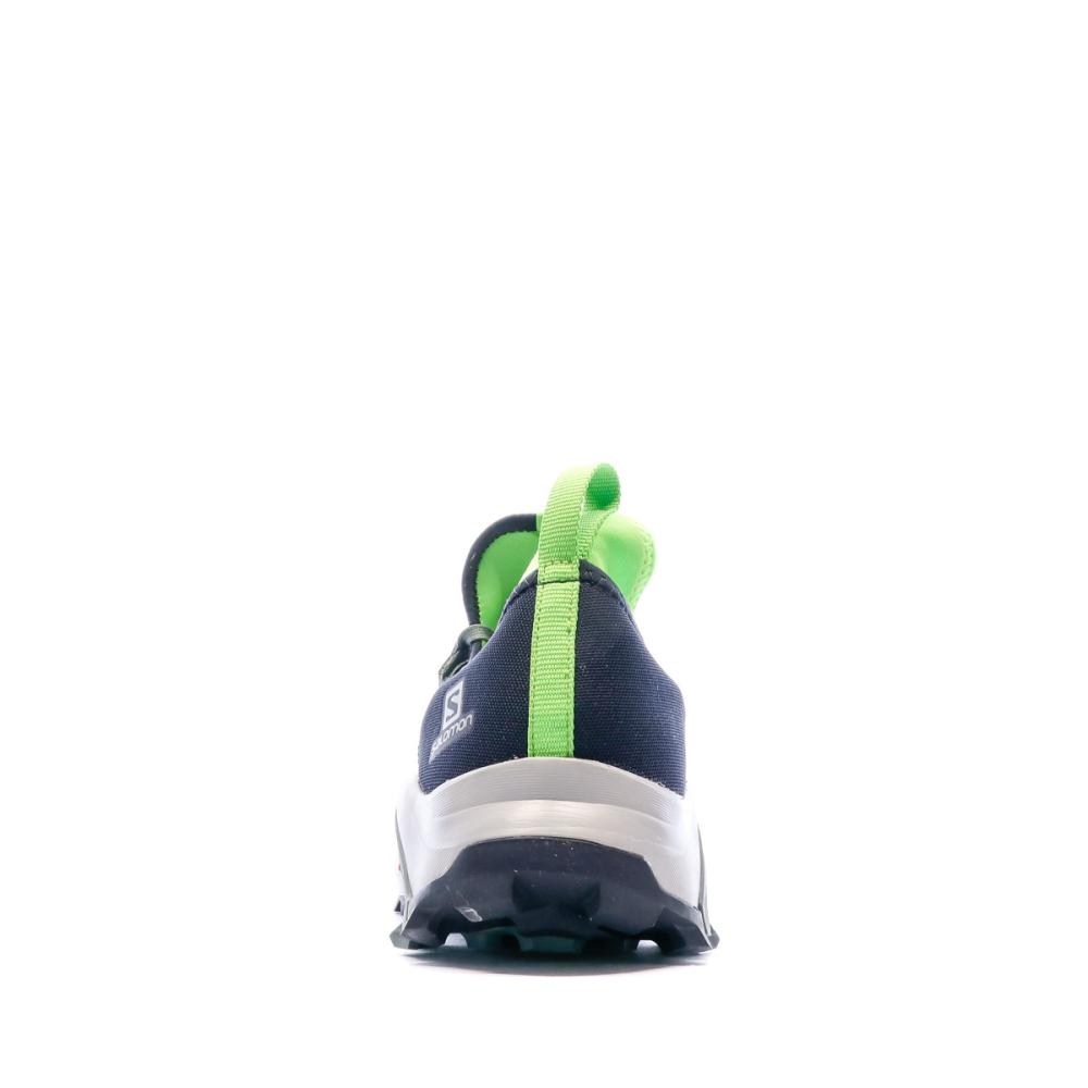 Chaussures de Trail Running Marine/Vert Salomon Goretex vue 3