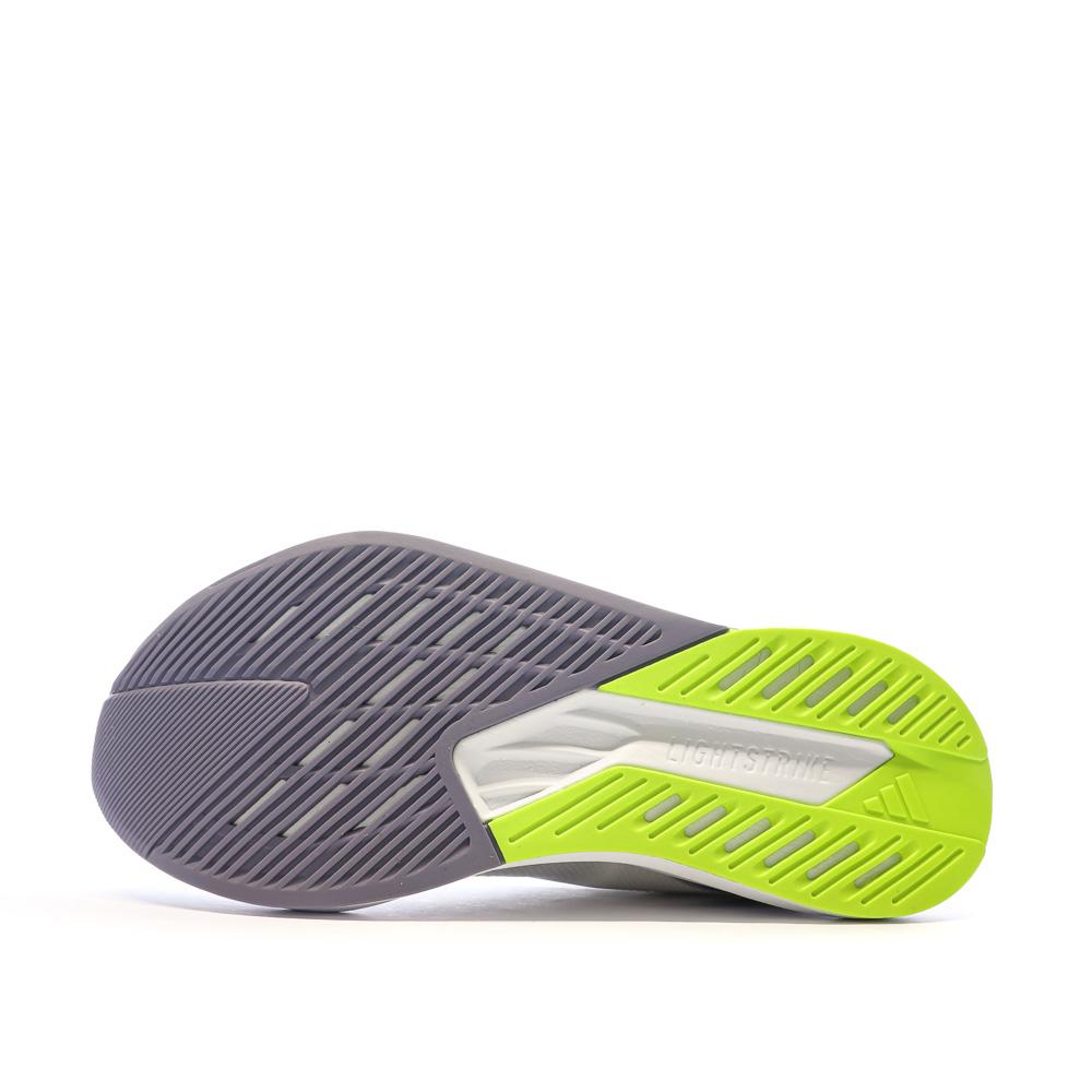 Chaussures de running Blanche/Bleu Homme Adidas Duramo vue 5