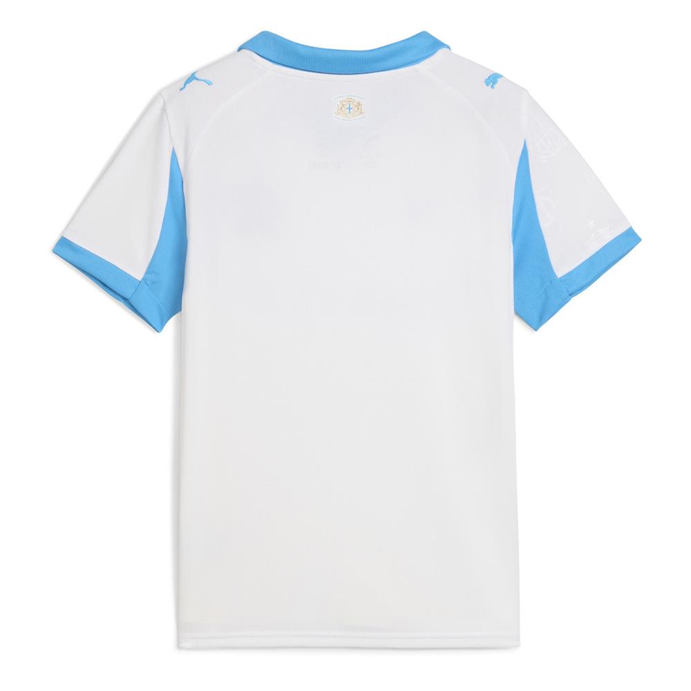 OM Maillot de football Blanc/Turquoise Garçon Puma Home vue 2