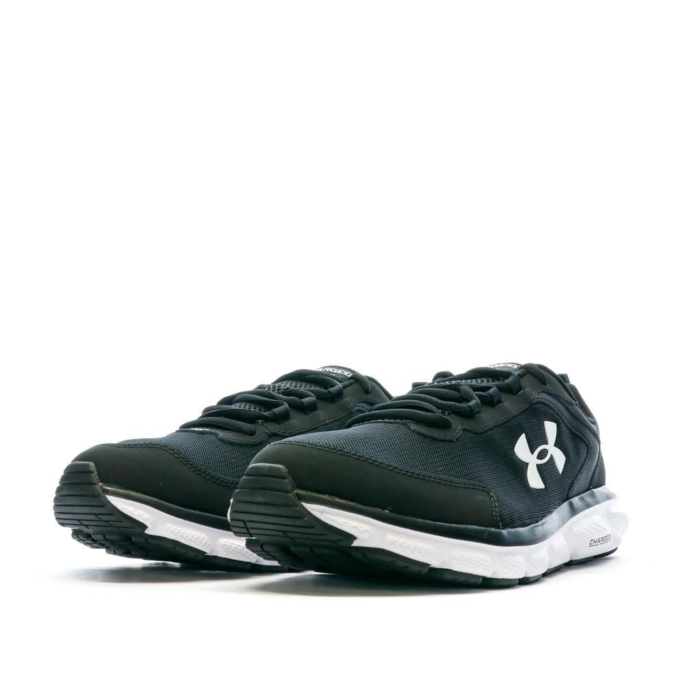 Chaussures de running Noire/Blanche Homme Under Armour Charged Assert 9 vue 6