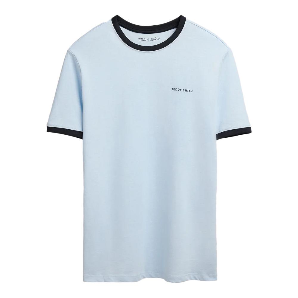 T-shirt Bleu Garçon Teddy Smith 61007493D pas cher