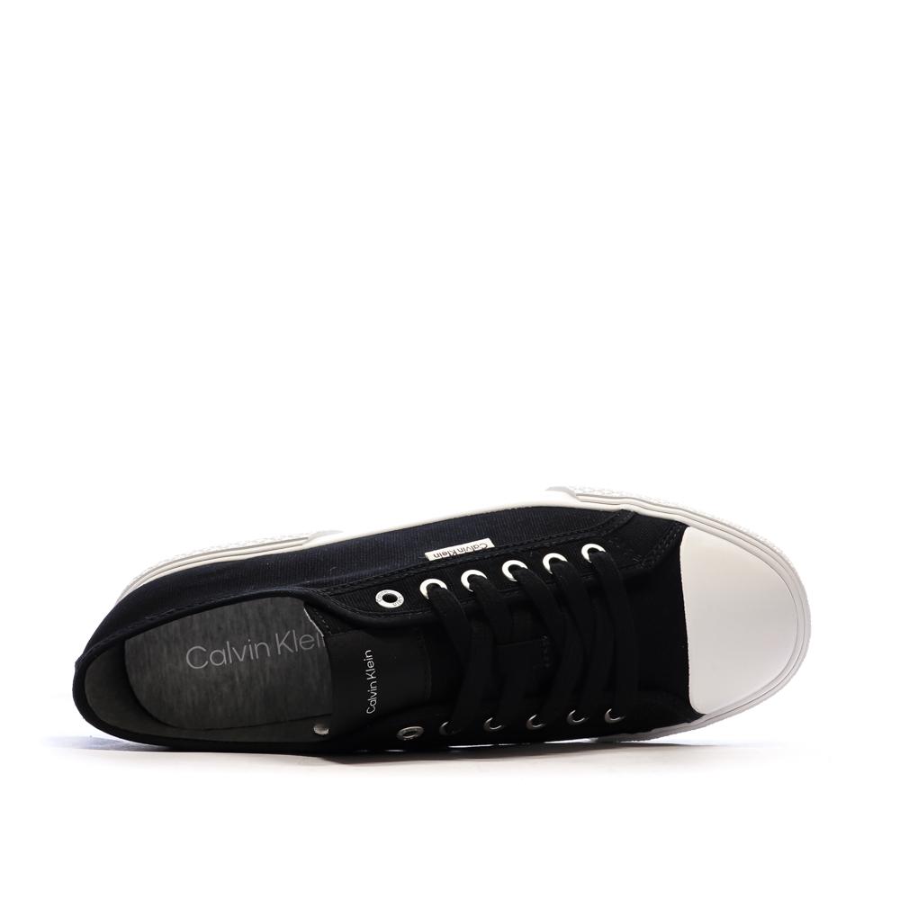 Baskets Noires Femme Calvin Klein Jeans Vulc Laceup vue 4