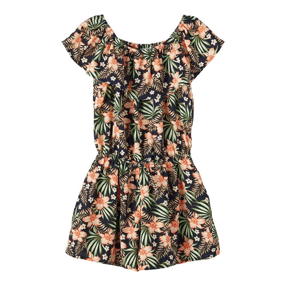 Combishort Marine à fleurs Fille Name it Vinaya pas cher