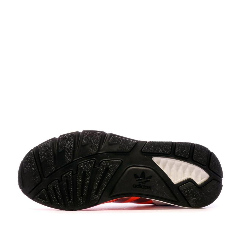 Baskets Oranges Homme Adidas ZX 1K Boost vue 5