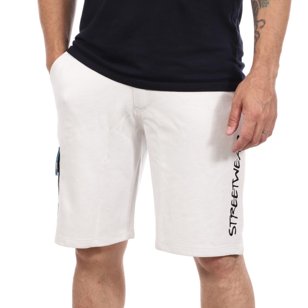 Short Blanc Homme Supreme Grip BURN pas cher