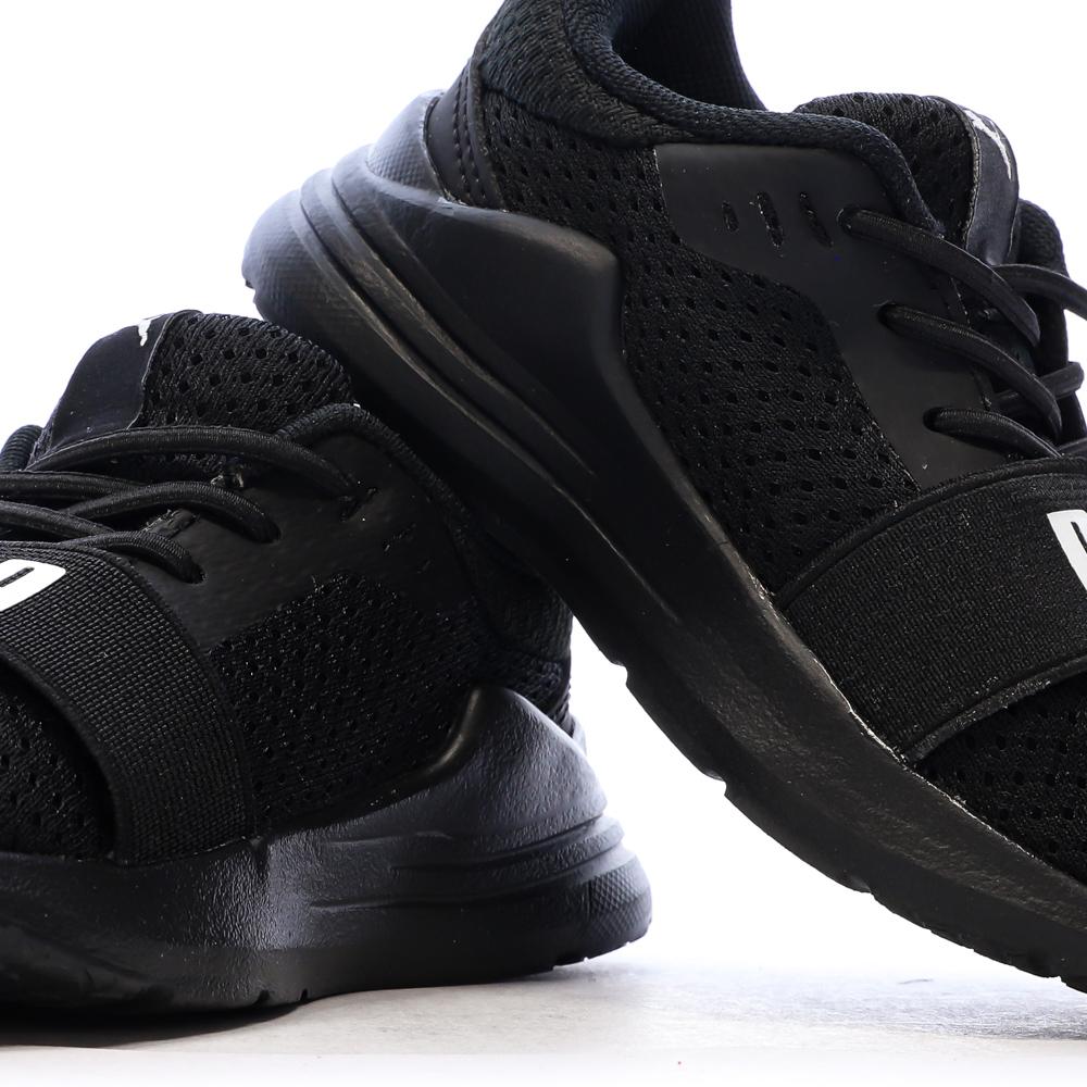 Baskets Noir Garçon Puma Puma Wired Run vue 7