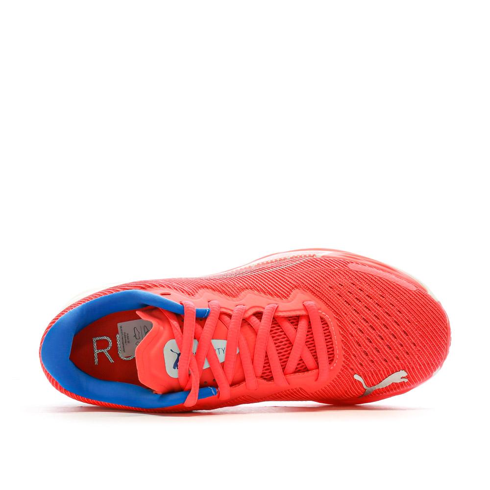 Chaussures de Running Rouge Femme Puma Velocity Nitro 2 vue 4