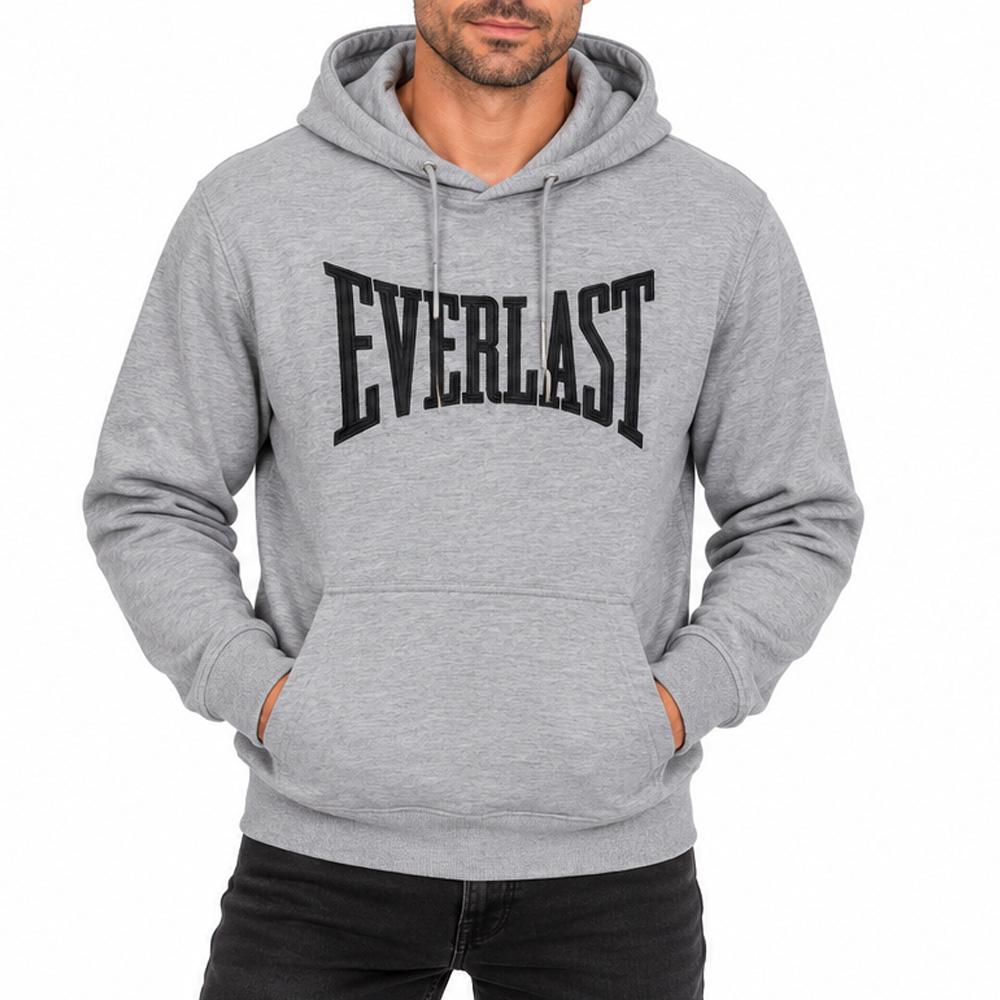 Sweat à Capuche Gris Homme Everlast EL022 pas cher