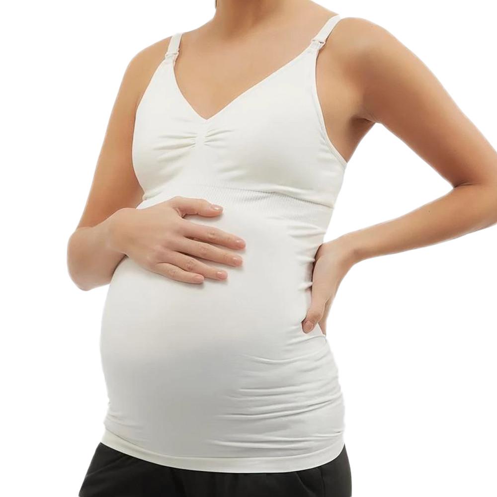 Débardeur Allaitement Blanc Femme Mamalicious Lilja pas cher