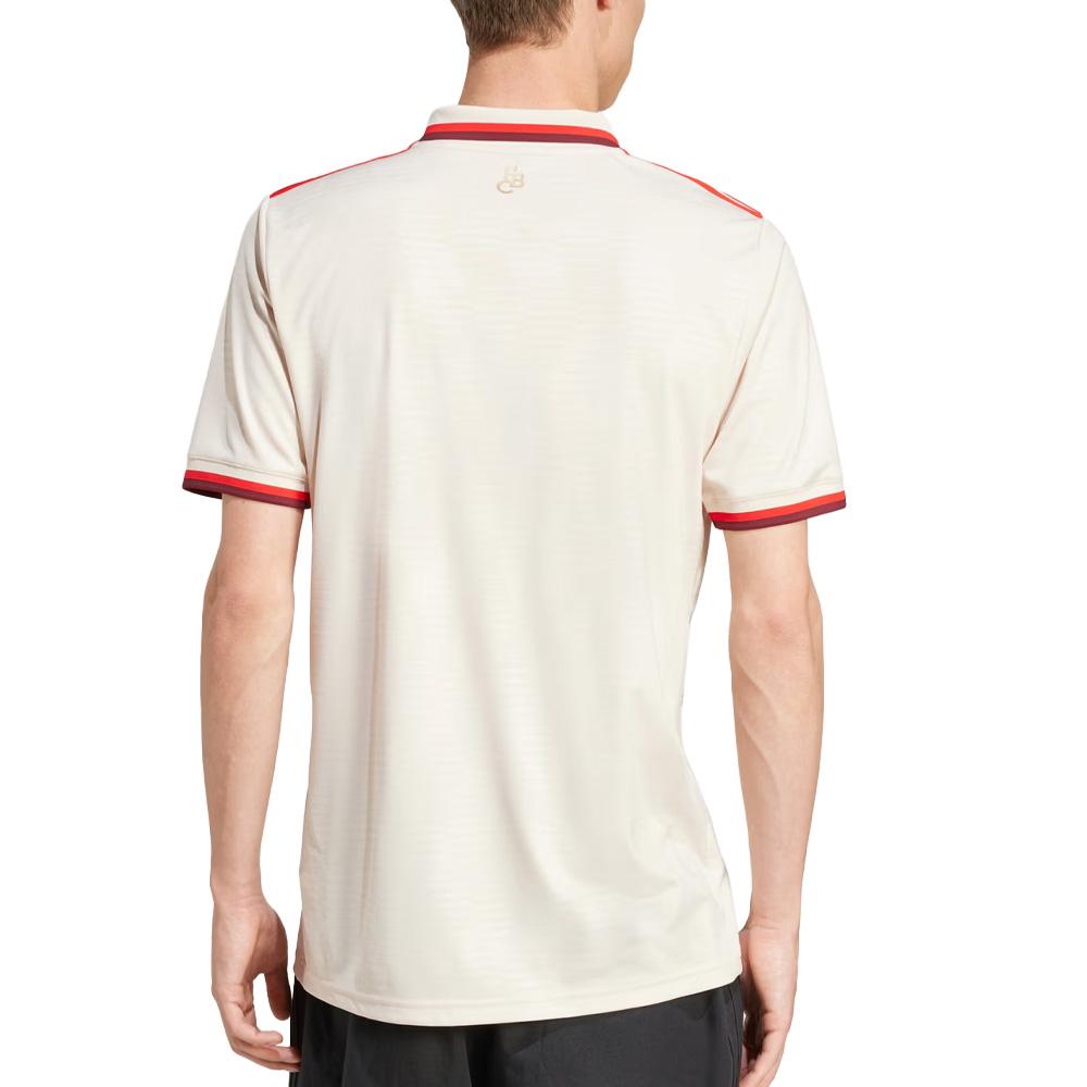 FC BAYERN Mezcla Beige Camiseta de Fútbol Adidas Fcb 3 Jsy ver 2