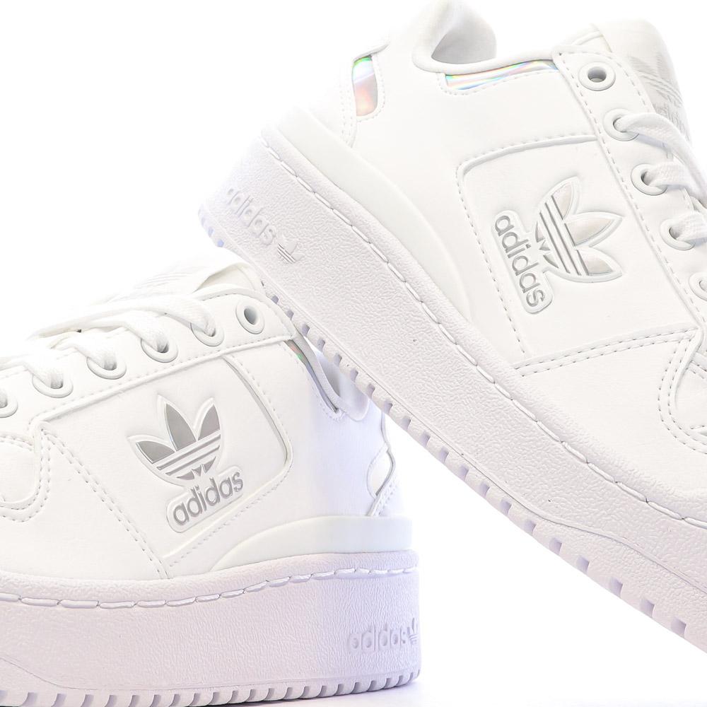 Baskets Blanches Femme Adidas Forum Bold vue 7