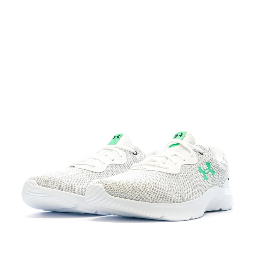 Chaussures De Running Blanche/Grise Homme Under Armour Mojo 2 vue 6