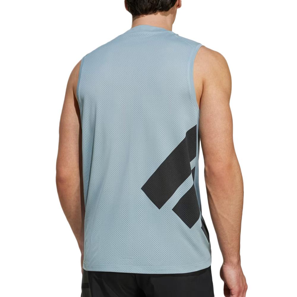 Débardeur Gris/Bleu Homme Adidas Xpr Tank vue 2