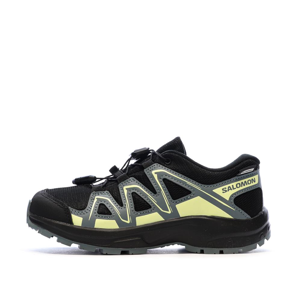 Schwarze/gelbe Salomon-Wanderschuhe für Herren „Piccolo“ günstig