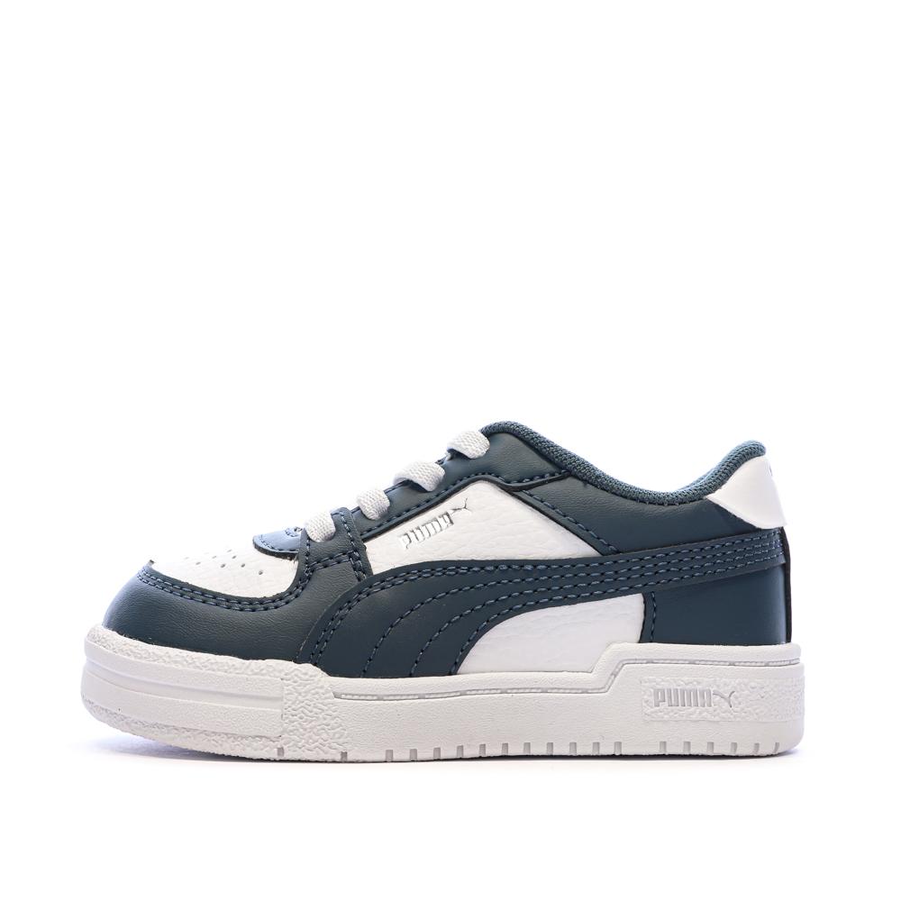 Baskets Blanc/Marine Garçon Puma Ca Pro Classic pas cher