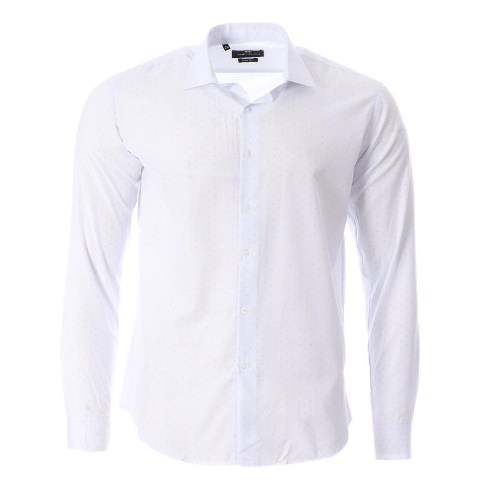 Chemise Blanche/Imprimé Homme Saint-Hilaire 205 pas cher