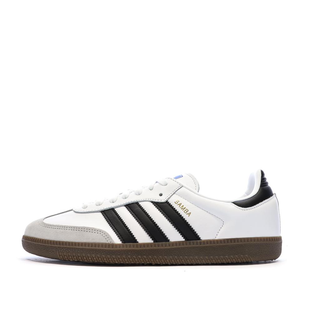 Weiß-schwarze Samba-Sneaker für Herren von Adidas günstig